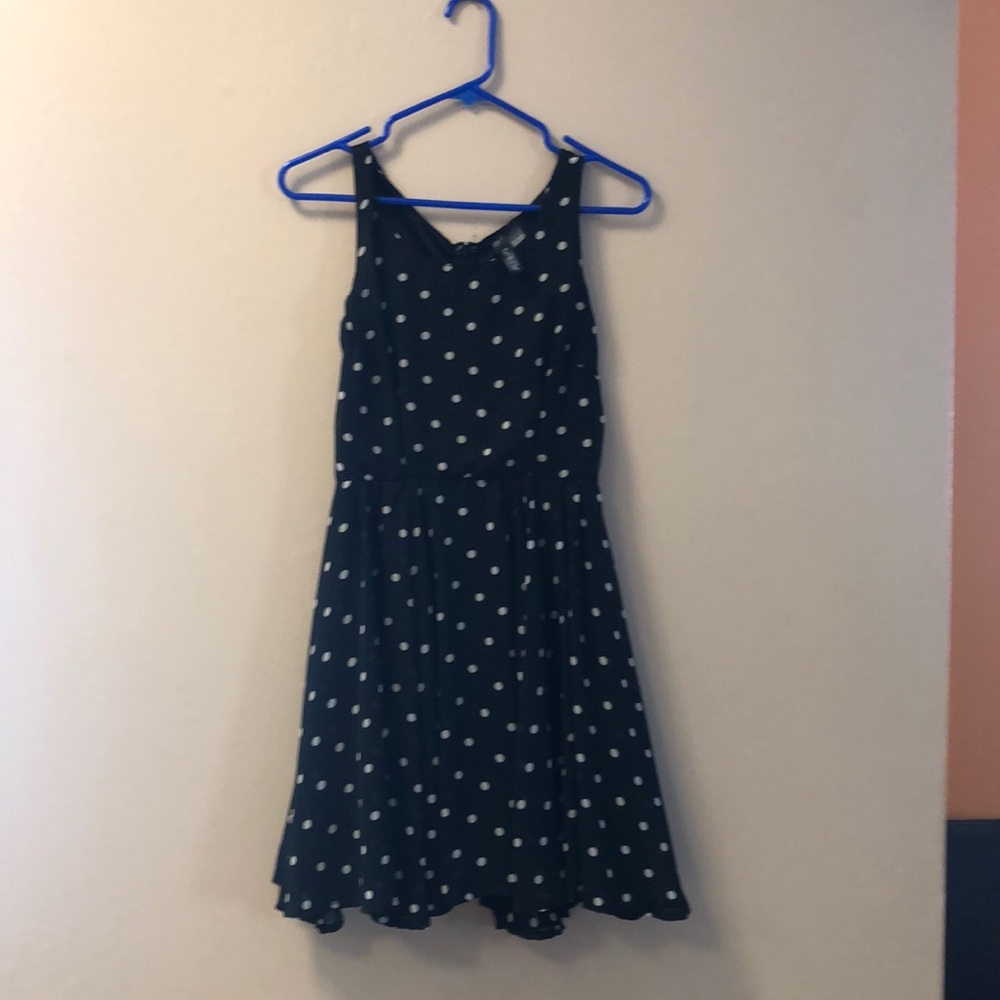 Polka dot mini dress